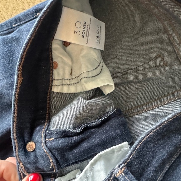 MOTHER The Looker Ankle Fray in So Good Mid Rise Jeans Women's size 30 - Picture 5 of 6